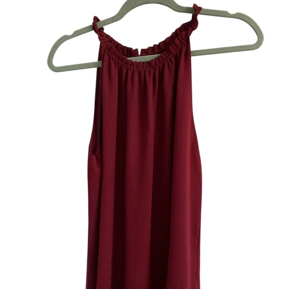 Daily Look Women's Kaitlyn Ruched Halter Neck Tank Top - Picture 1 of 4
